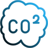 CO2 emissions icon